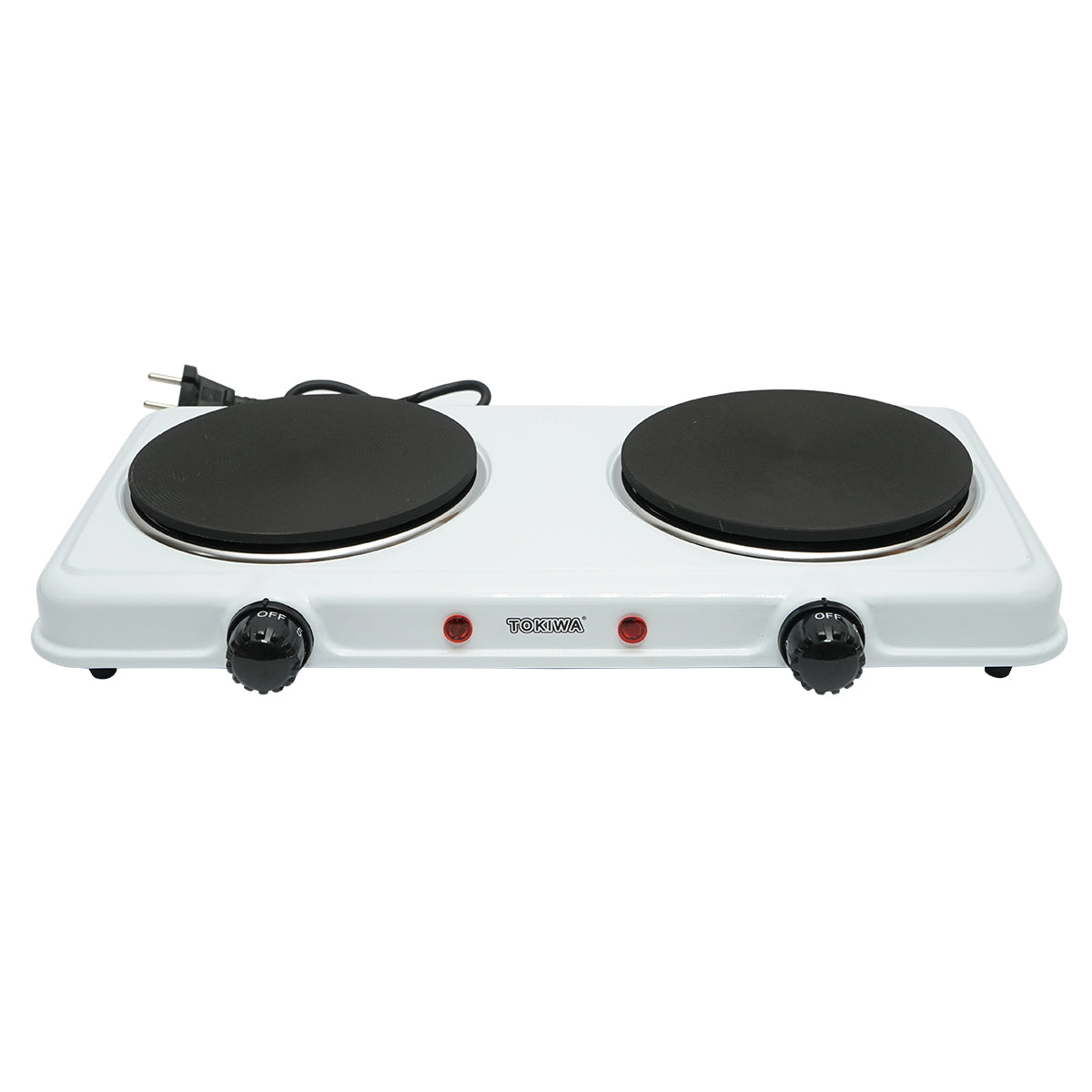 Electric stove 220V, with 2 burners 2000W, 470x250x70mm