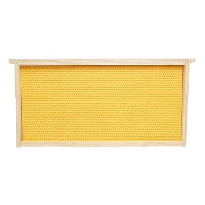 Wooden hive frame with plastic comb type Dadant 483x448x232mm