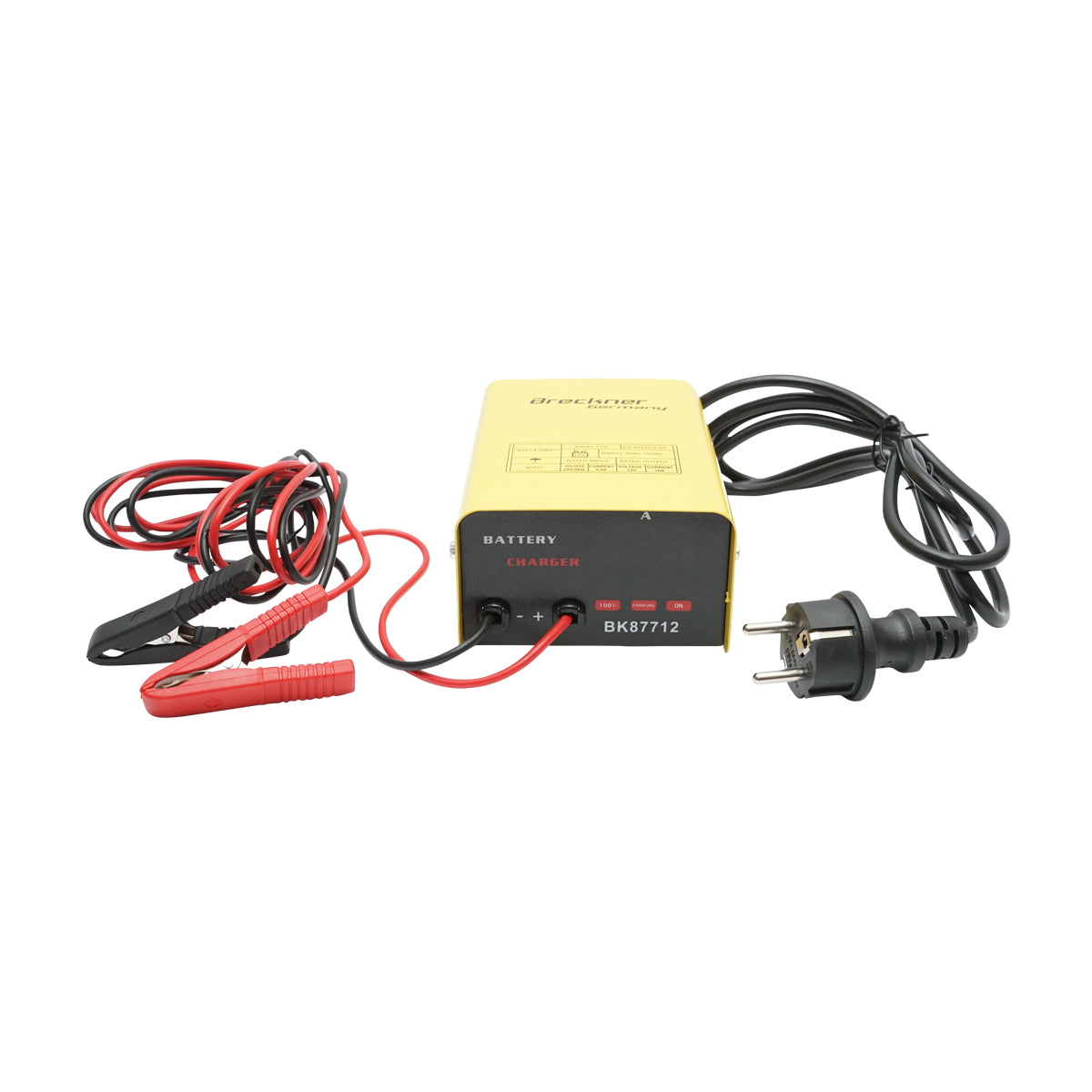 Car battery charger 12V 10A 230V/180W for batteries 30-150Ah Breckner Germany