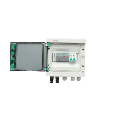 8-module fuse board, equipped for single-phase systems of 3-6KW