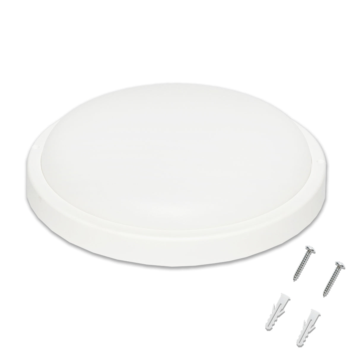 LED ceiling light with sensor 24W, 220V, IP65, diameter 260mm (moisture-resistant lighting body) Breckner Germany