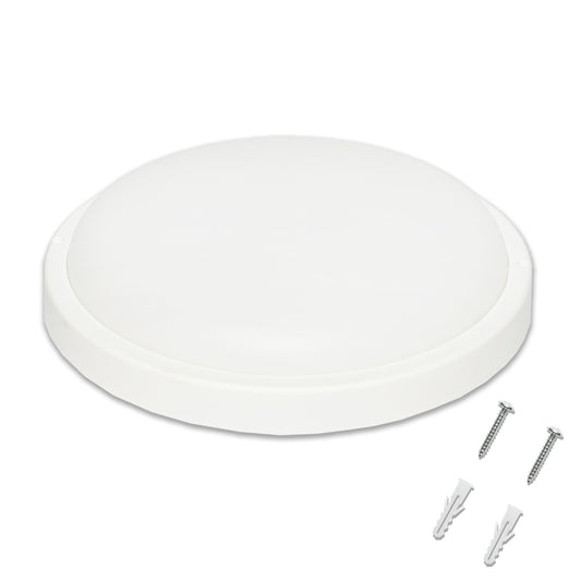 LED ceiling light with sensor 24W, 220V, IP65, diameter 260mm (moisture-resistant lighting body) Breckner Germany