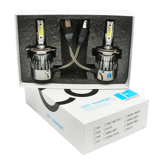 Set of 2 LED H4 bulbs 36W 3800 lm Breckner Germany