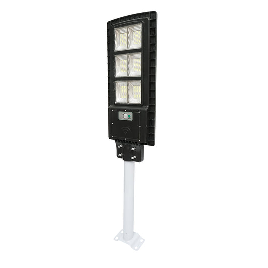 150W 6500K LED solar street light with 12W solar panel, 15000mAh battery, pole mounting IP65 Breckner Germany