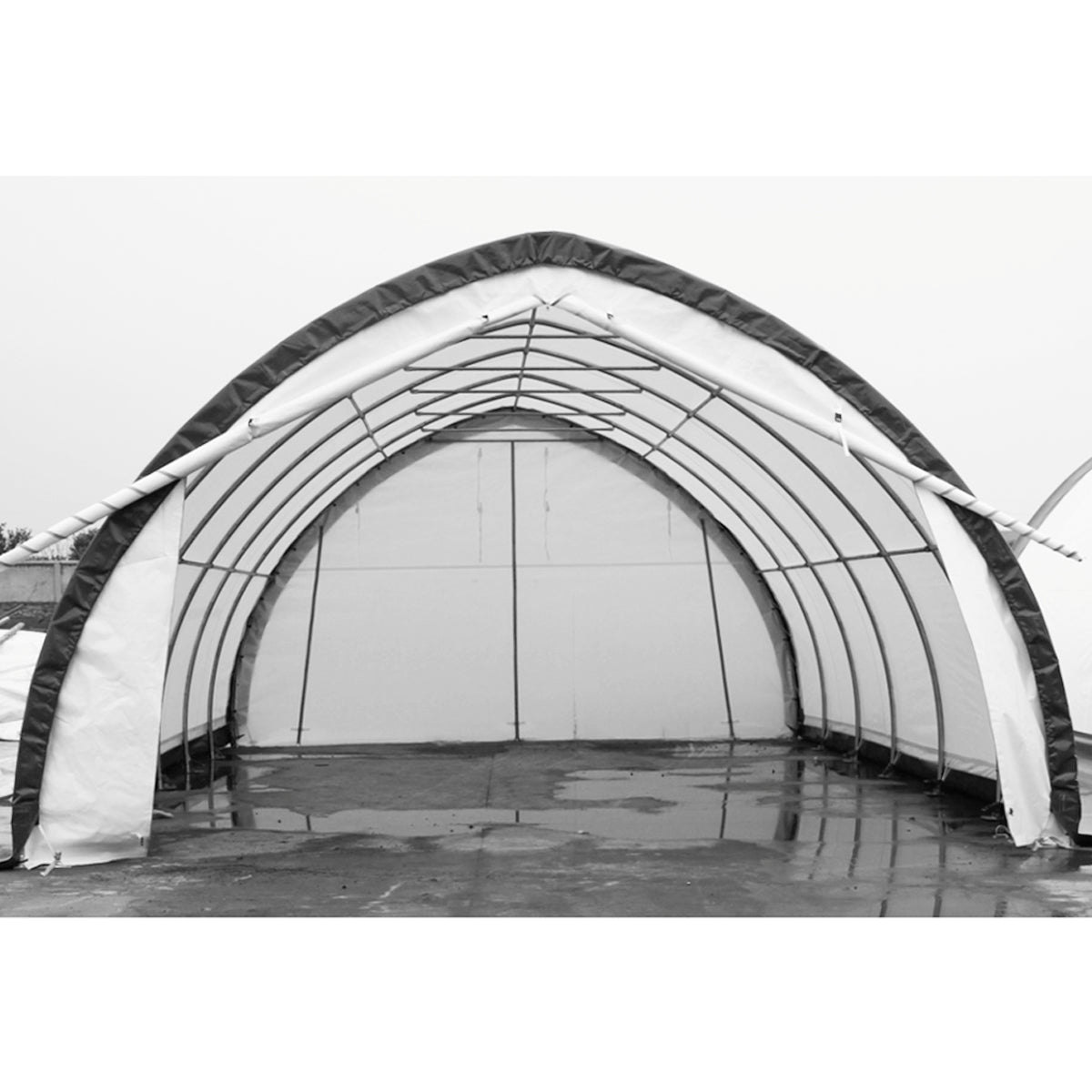Industrial hall width 6.1m, length 12.2m, height 3.66m made of PVC