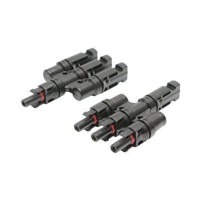 Set of 2 MC4-Y-3 connectors 1.5KV Breckner Germany