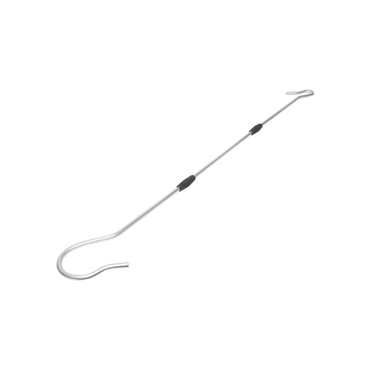 Shepherd's stick/aluminum staff with non-slip handles 1.45 meters for holding an animal by the neck and leg