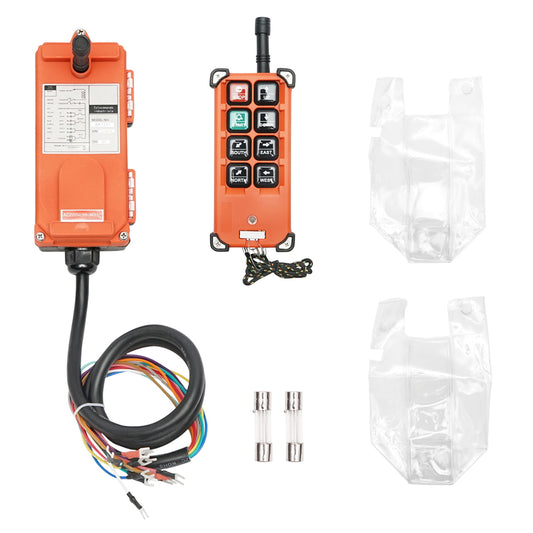 Wireless industrial remote control with 6 AC 220V commands and water protection Breckner Germany