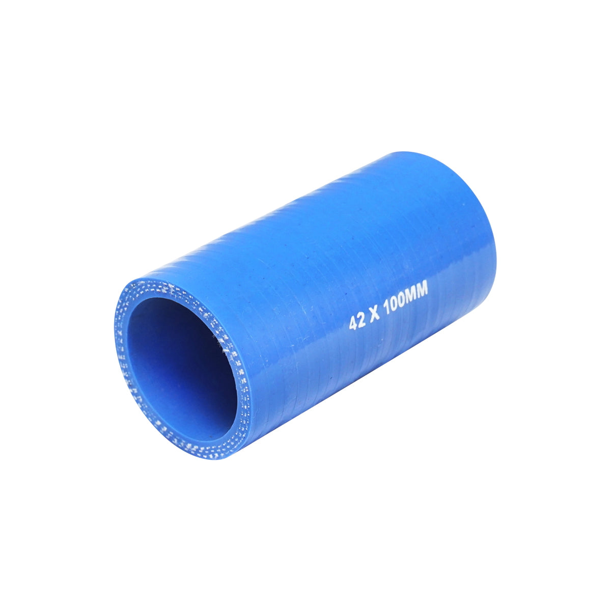 Cooling hose straight 42x100mm silicone with textile insert Breckner Germany