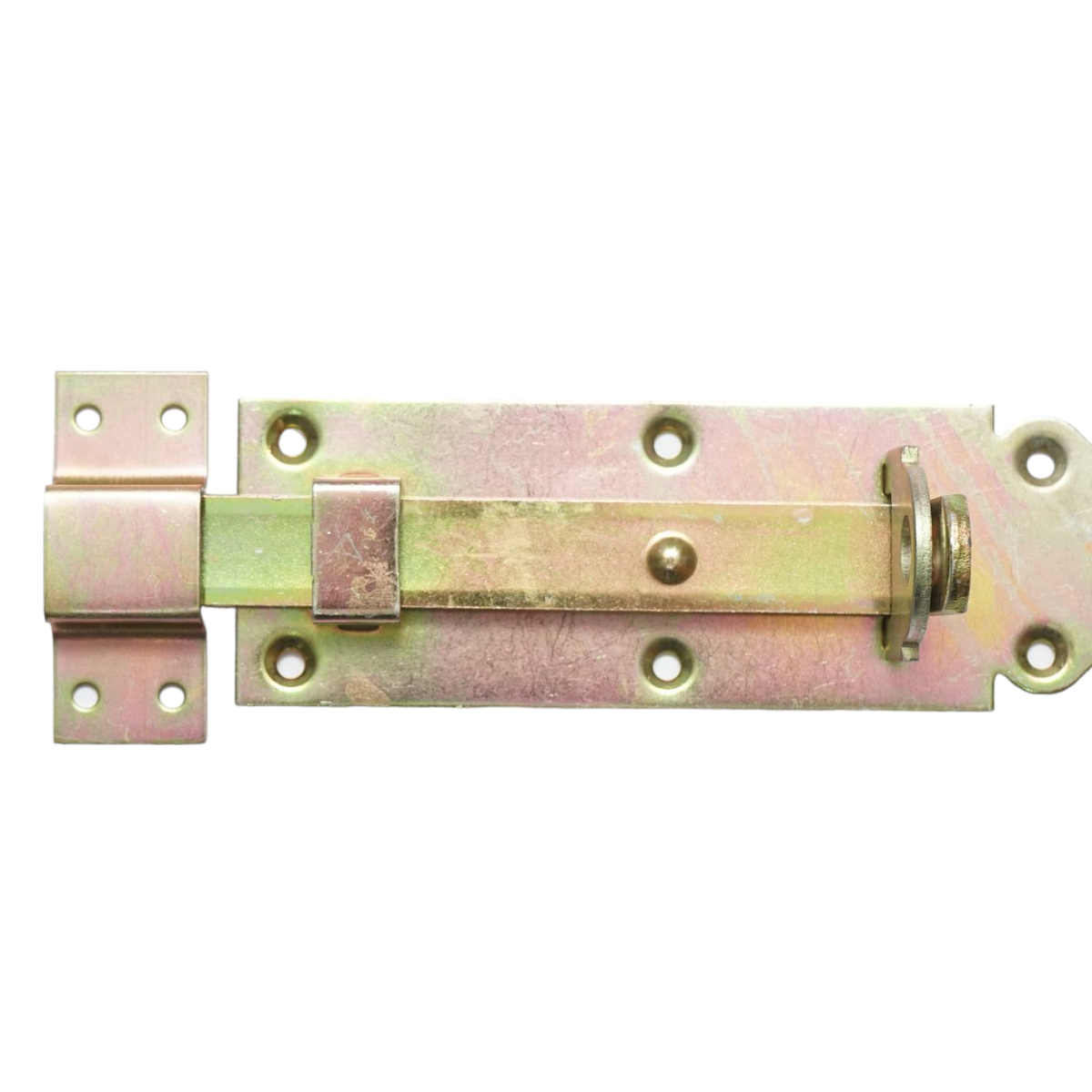 Flat latch 150mm with padlock blocking