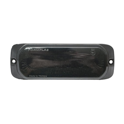 Side marker LED lamp 12-24V, smoke yellow 132x46mm Breckner Germany