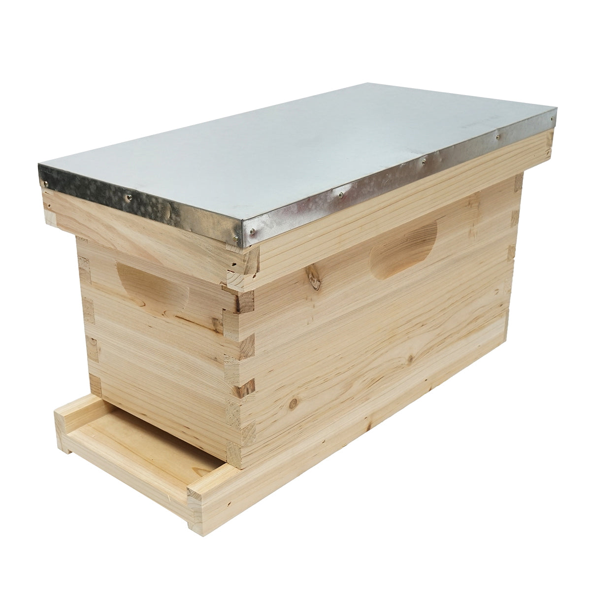 Horizontal wooden hive for bees, 5 frames, 505x230x245mm