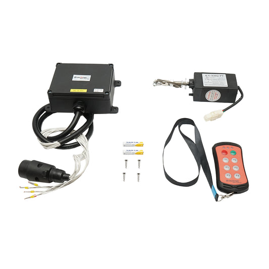 Wireless remote control for Forest Tractor winch with motor speed adjustment mechanism from the remote model A 12V