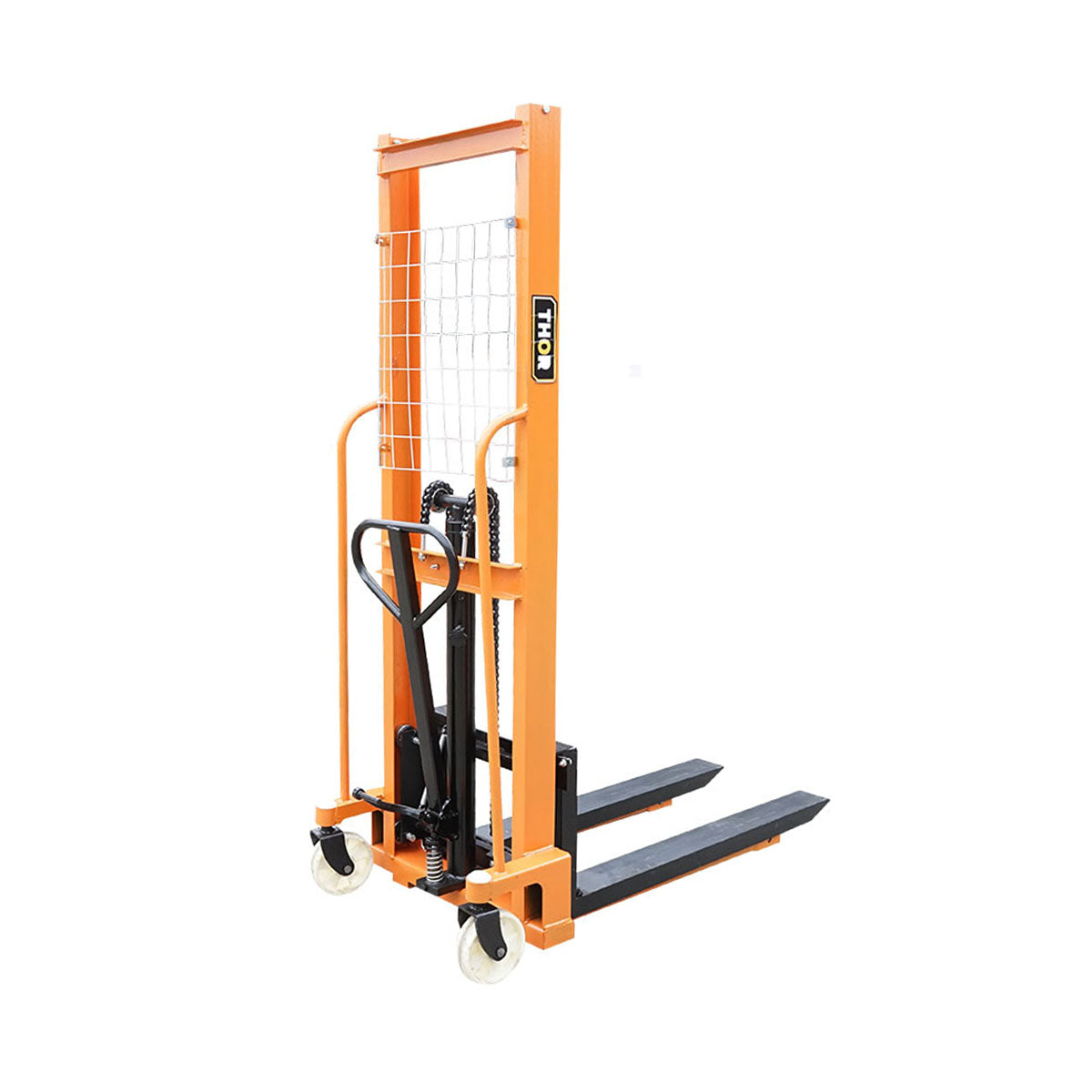 Manual pallet jack with a maximum load of 500kg. maximum height of 1.6m Breckner Germany