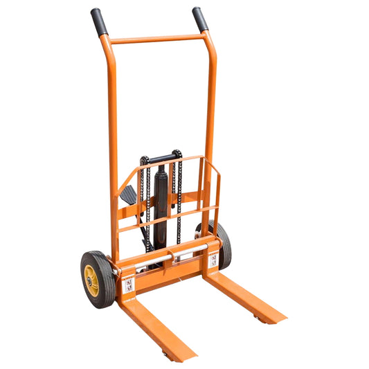 Goods transport trolley with hydraulic lift, maximum 150Kg height 900mm