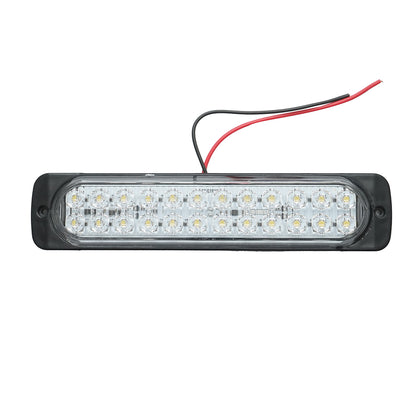 Slim LED side marker lamp 12-24V, white FR1280 Breckner Germany