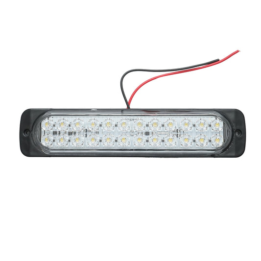 Slim LED side marker lamp 12-24V, white FR1280 Breckner Germany