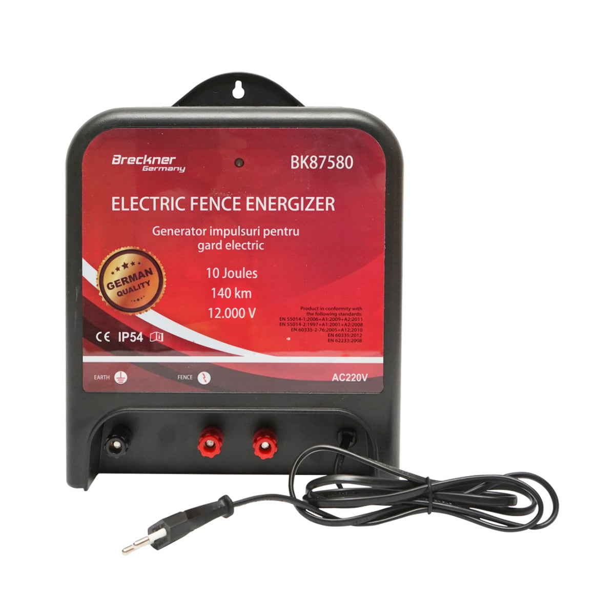 DC pulse generator device 220V, 10 Joules, 140km electric fence Breckner Germany