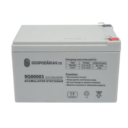 12V 12Ah 20HR gel solar system battery, 152x99x96x102mm, FC12-12 Household 9
