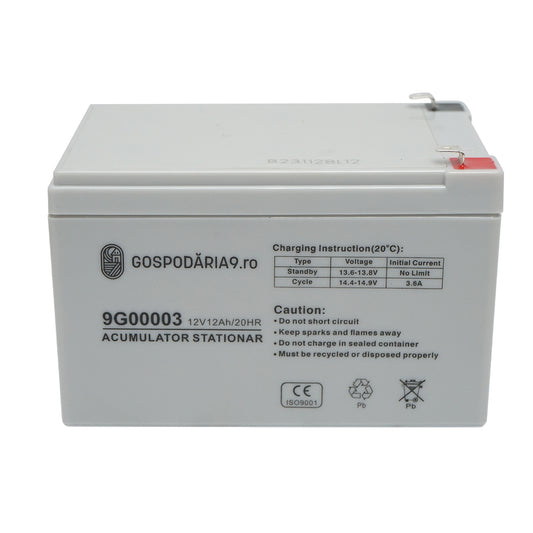 12V 12Ah 20HR gel solar system battery, 152x99x96x102mm, FC12-12 Household 9