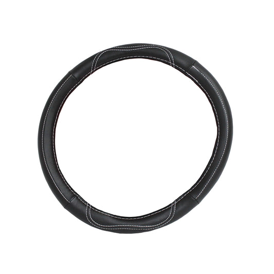 Black steering wheel cover