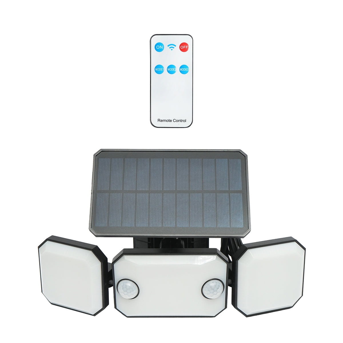 LED lamp with solar panel, remote control, and 2000mAh battery, IP65 Breckner Germany