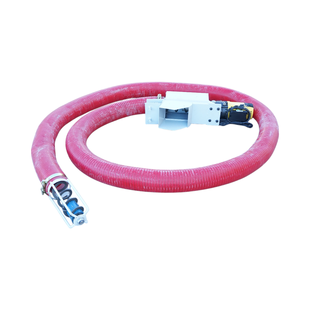 Flexible grain vacuum 220V, 4500W portable with a 5.3m hose, diameter 115mm