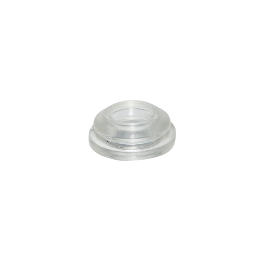 Transparent silicone gasket 12mm for drip tape/tube irrigation systems.