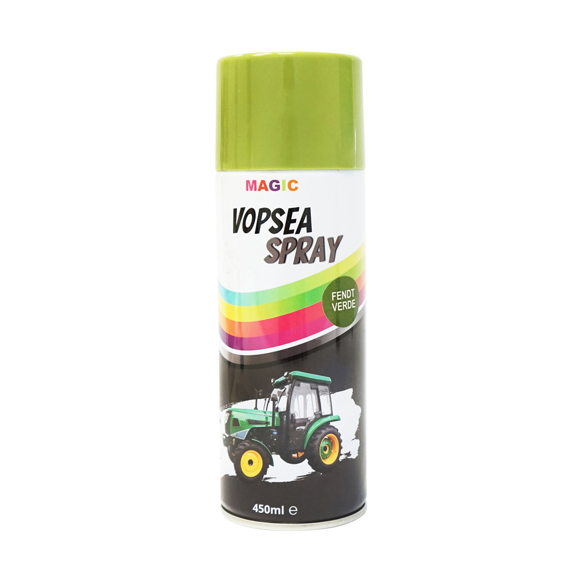 Professional green Fendt type auto spray paint with quick drying 450ml MAGIC