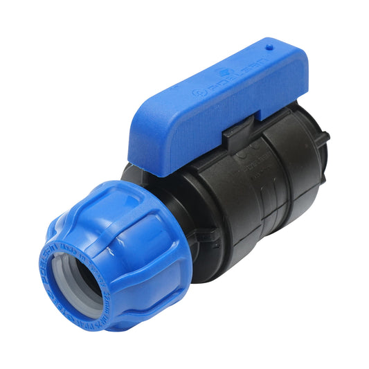 Faucet with ball and internal thread D32mmx1 inch, PN10, for irrigation systems