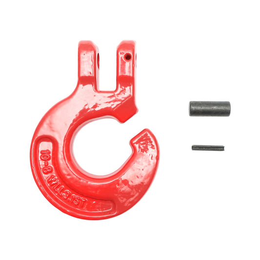 Hook with a bend for a chain link size 10mm, maximum supported load 6.3T