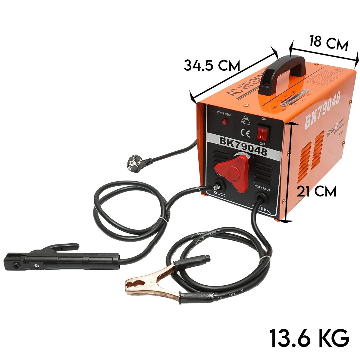 MMA welding machine 160A, 220V, electrode 1.6-3.2mm Breckner Germany