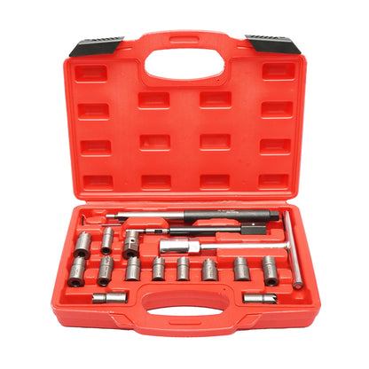 Diesel injector seat cutting tool set 17 pieces Breckner Germany