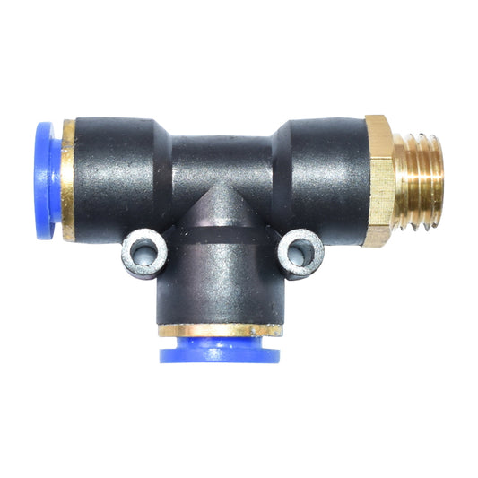 Quick T plastic connector and metal screw fi 12x12 with M16