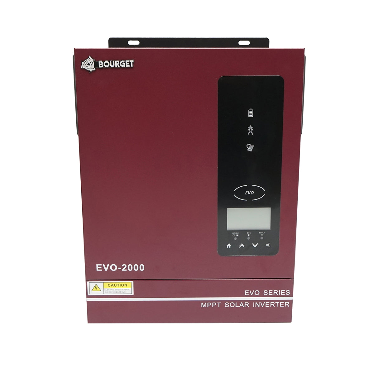Hybrid solar inverter 1.6 KW, 12V, 80A MPPT, single-phase, OFF-GRID, EVO-2000 Bourget
