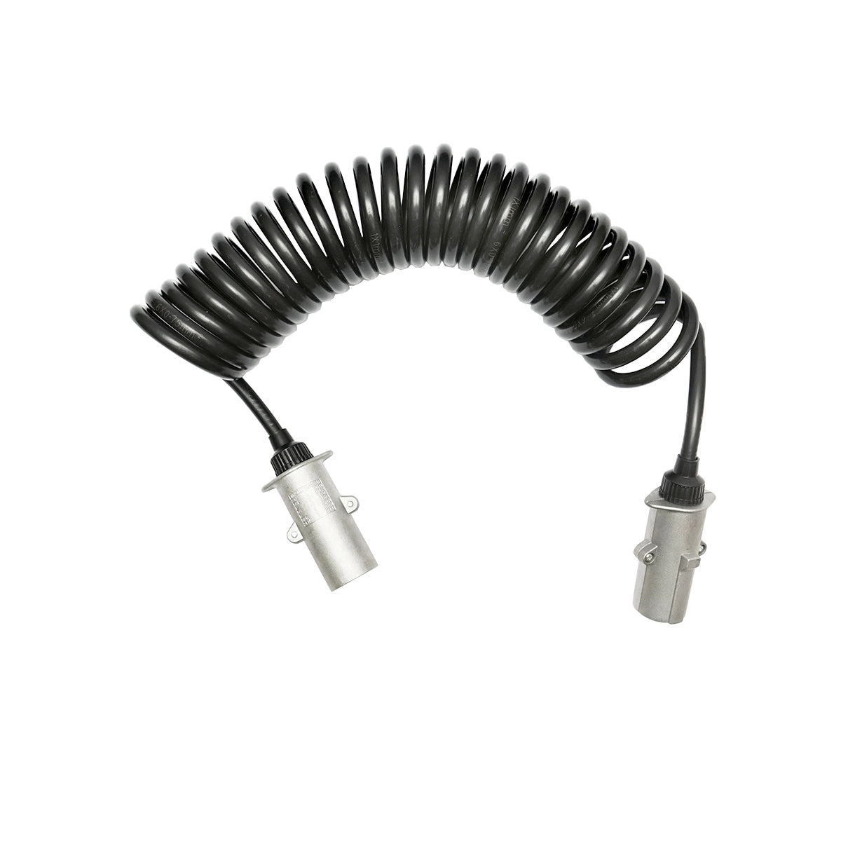 Current transfer cable 1x0.75mm + 6*0.5mm / 7.5m white 6+1 pins