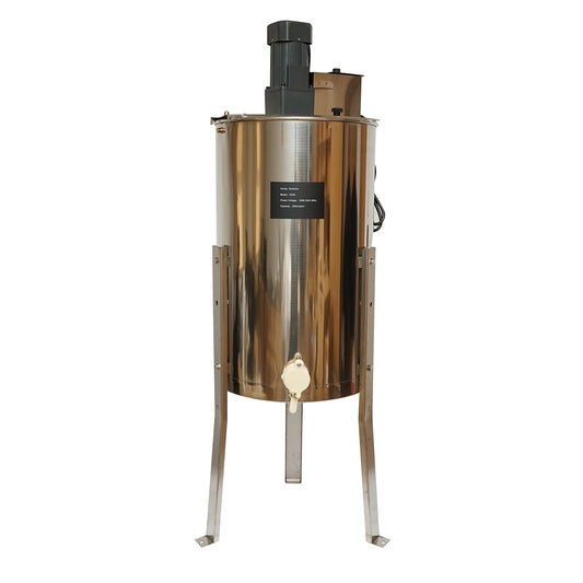 Electric beekeeping centrifuge 120W 220V, stainless steel honey extractor with 3 frames