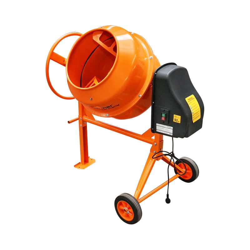 Concrete mixer 550 W, bucket volume 140L, gear and crown made of cast iron, 48 kg Breckner Germany