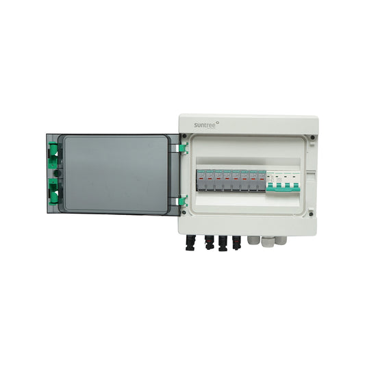 12-module fuse board, equipped for three-phase systems of 10-20KW
