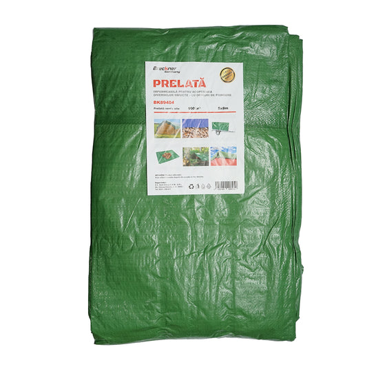 Green netting tarpaulin 100g/m2 5x8m Breckner Germany