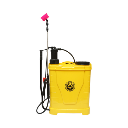 Manual spray pump, 18L tank, 3 nozzles, max pressure 3 bar