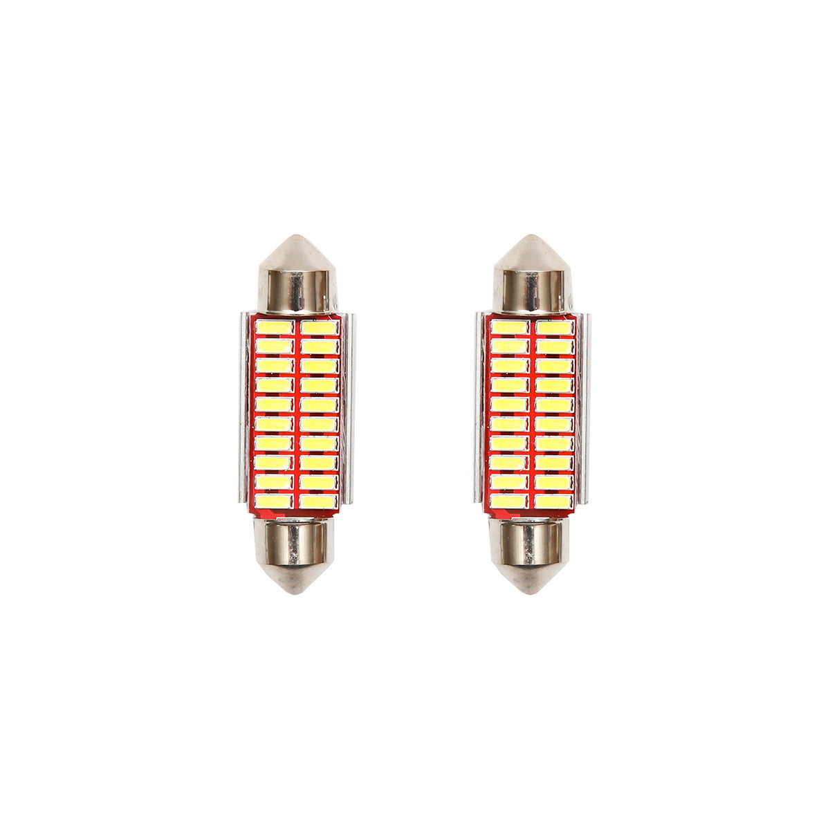 Set of 2 LED SMD SOFIT bulbs 39mm 12V 0.155A cold light Breckner Germany