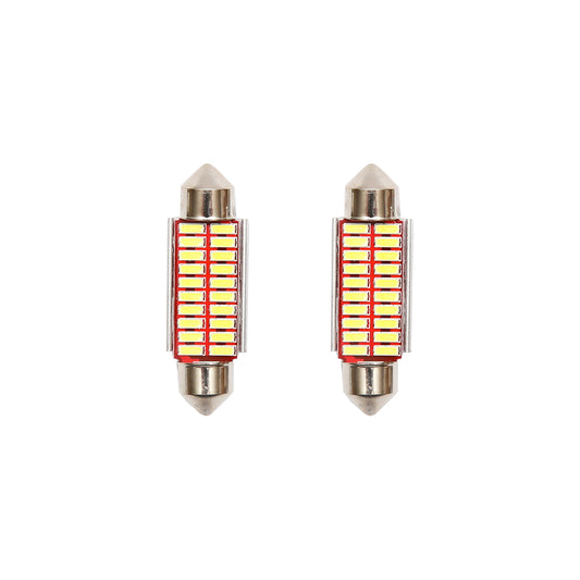 Set of 2 LED SMD SOFIT bulbs 39mm 12V 0.155A cold light Breckner Germany