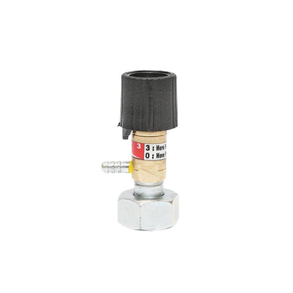 Gas regulator tap for mechanical cannon with explosion to scare birds
