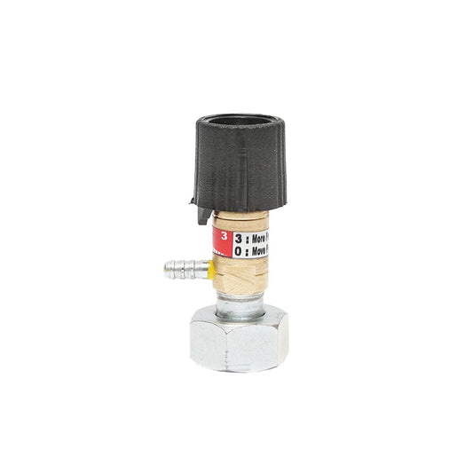 Gas regulator tap for mechanical cannon with explosion to scare birds
