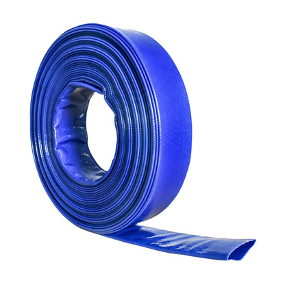 Flat, silicone irrigation hose made of PVC, 1.5 inches, length 20m, Breckner Germany