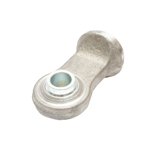 Spherical joint, central hydraulic pull rod weldable with a shoulder L 145mm bearing 26mm