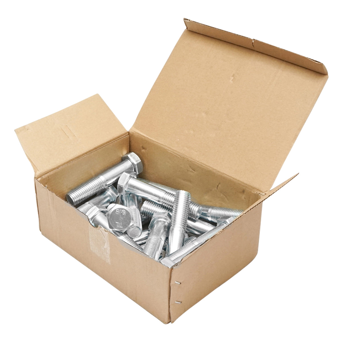 Set of 20 hexagon head screws DIN 933-8.8 M20X100