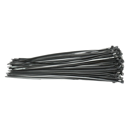 Facet, plastic collar 3.6x350mm, black, set of 100 pieces Breckner Germany