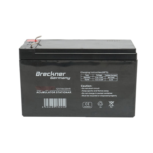 Solar gel battery 12V 7Ah 151x65x94x100 mm FC12-7.0 Breckner Germany